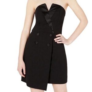 NWT Trixxi Asymmetrical Tuxedo Dress Size 3